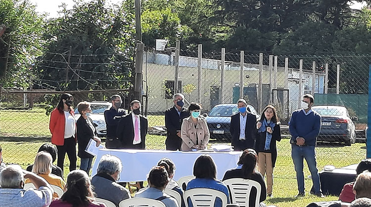 Visita a 9 de Julio de la Ministra Estela D&iacute;az