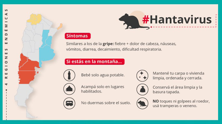 Recomendaciones ante casos de hantavirus