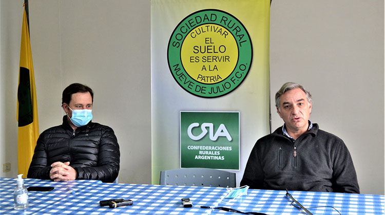 La Rural se pliega a la marcha en San Nicolas