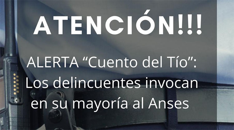 Alerta por Cuento del Tio