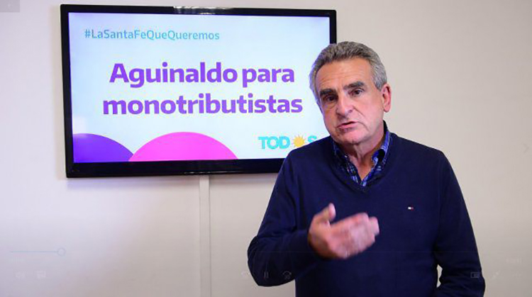 Agust&iacute;n Rossi propone que los monotributistas cobren aguinaldo