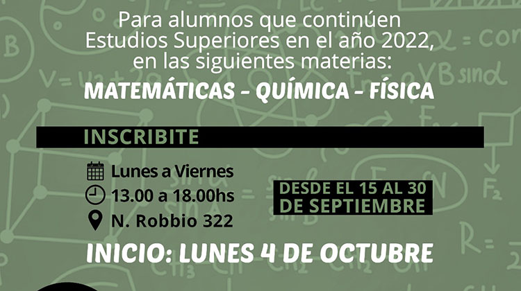 Curso Preuniversitario gratuito