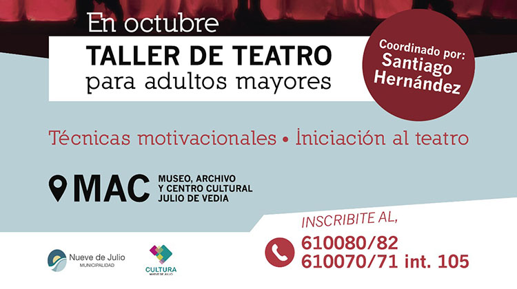 Taller de teatro para adultos mayores