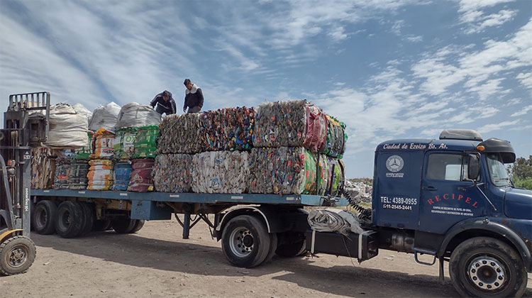 ​Nueva carga de reciclables
