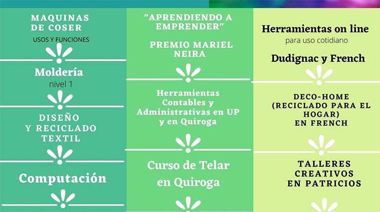 Cursos y talleres en la UP