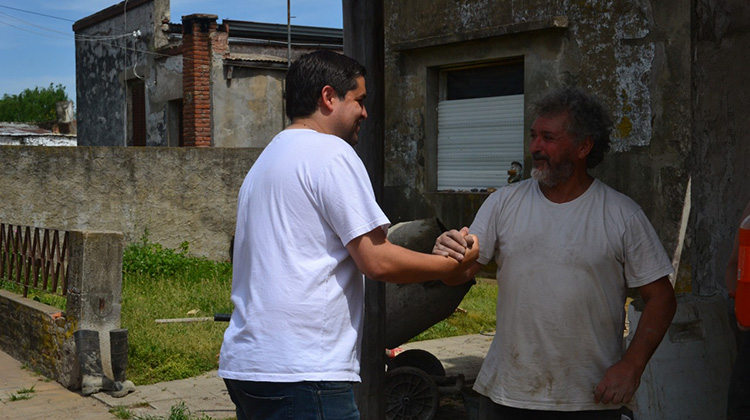 Juntos visit&oacute;  Patricios