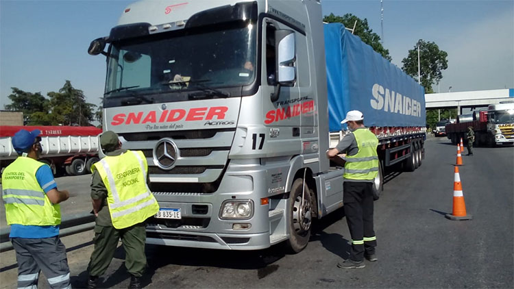 Alimentos: controles en Ruta