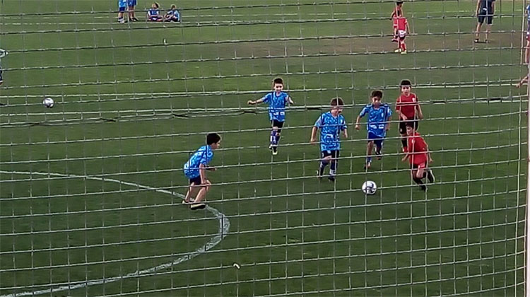 Fútbol infantil en San Martín