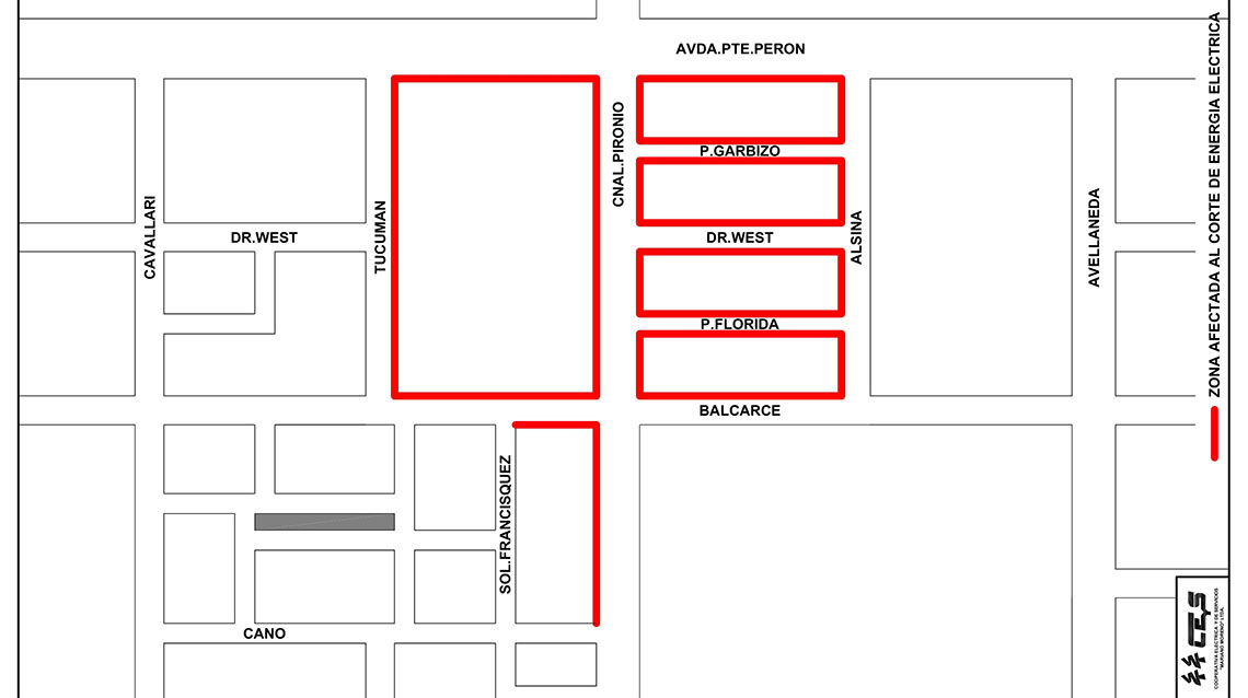 Corte de energ&iacute;a programado 