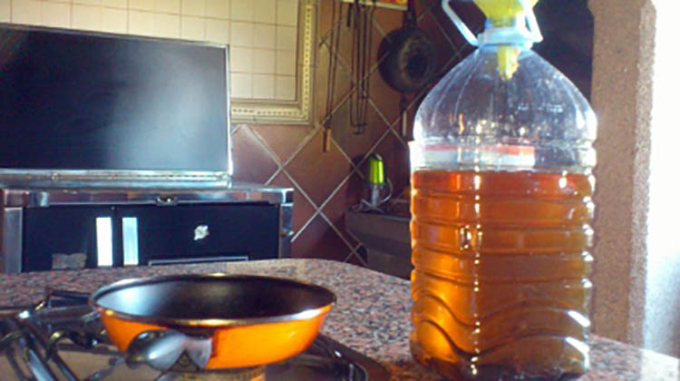 Recuperación de aceite vegetal usado