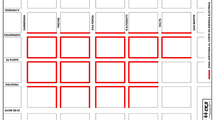 Corte de energ&iacute;a programado