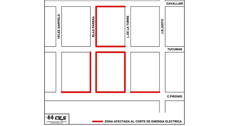 Corte de energ&iacute;a programado