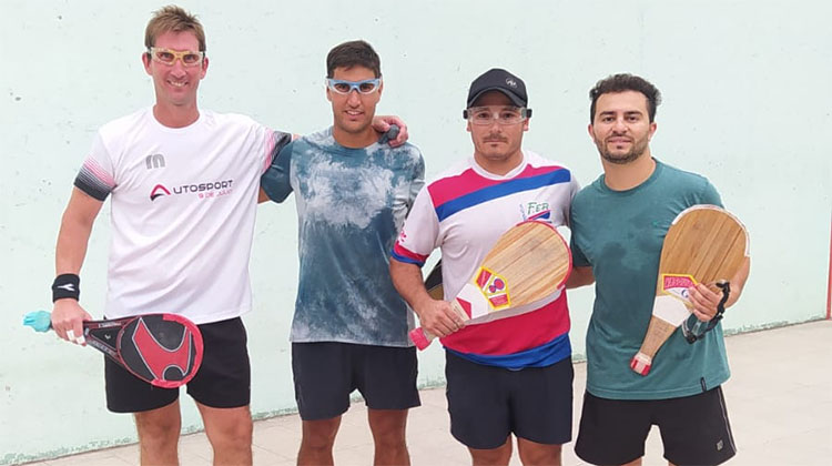  Facundo Barbutti y Renzo Di Pietro  ganaron en pelota a paleta