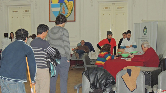 Positiva colecta solidaria de sangre