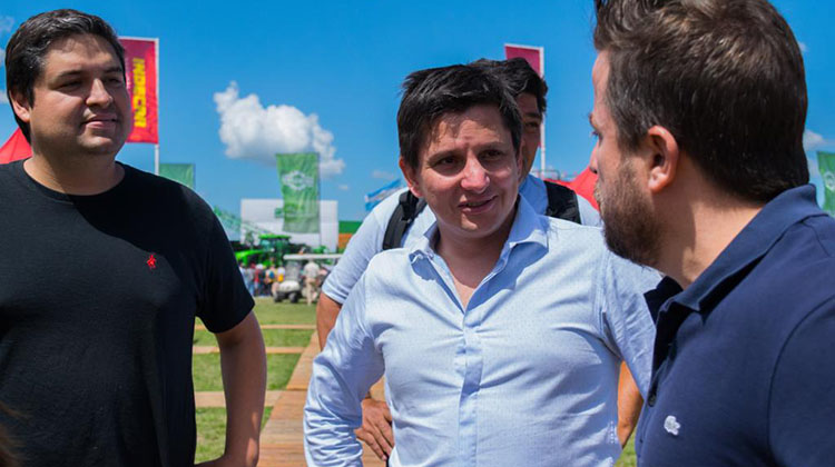 ​Nacho Palacios recorri&oacute; Expoagro junto a Mart&iacute;n Tetaz