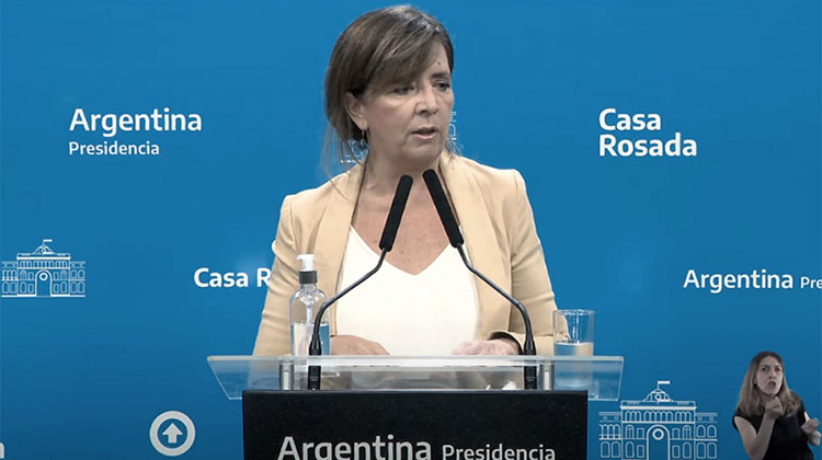 Gabriela Cerruti: "Esperamos que hoy en el Senado se apruebe el acuerdo con el FMI"