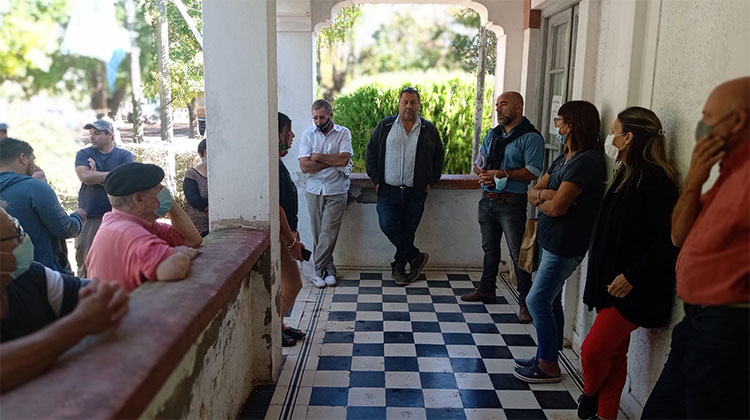 ​Funcionarios municipales visitaron Naón