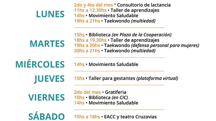 ​Talleres en el CIC