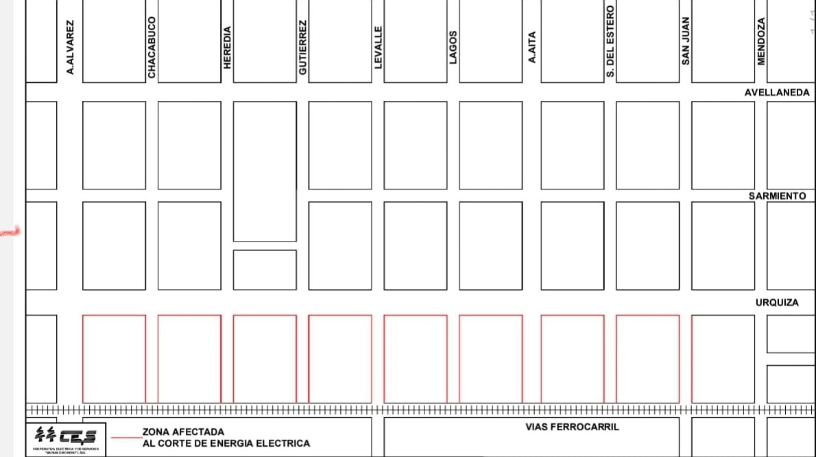 Corte de energ&iacute;a programado