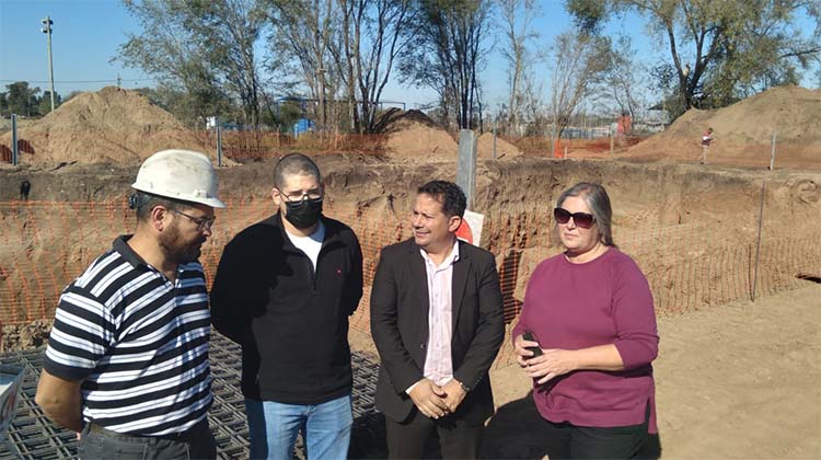 Obras de la nueva cisterna 