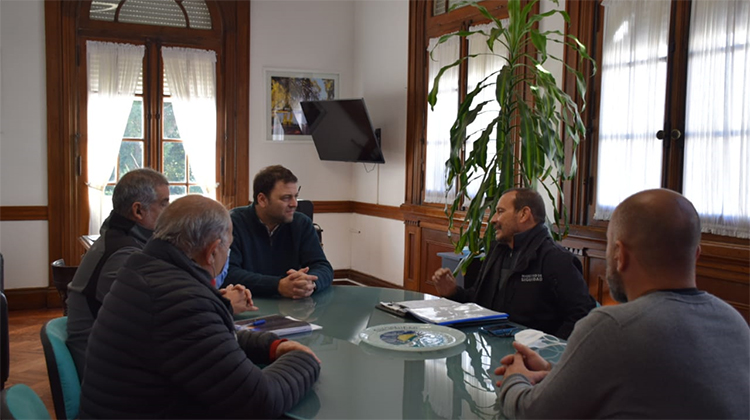 Visita de autoridades del ministerio de seguridad provincial
