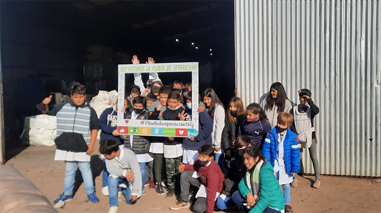 Visita a la planta de reciclado