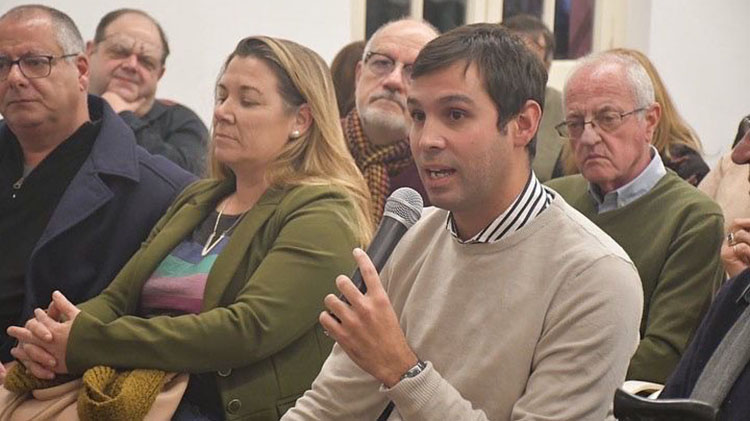 ​Valent&iacute;n Miranda estuvo en 9 de Julio