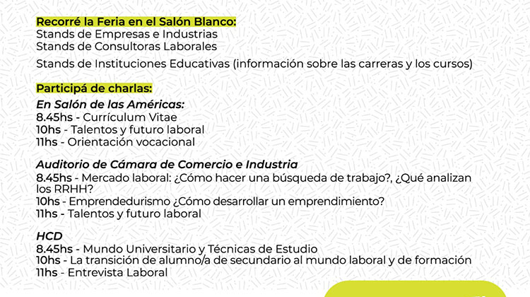 Feria de Educaci&oacute;n y Empleo 