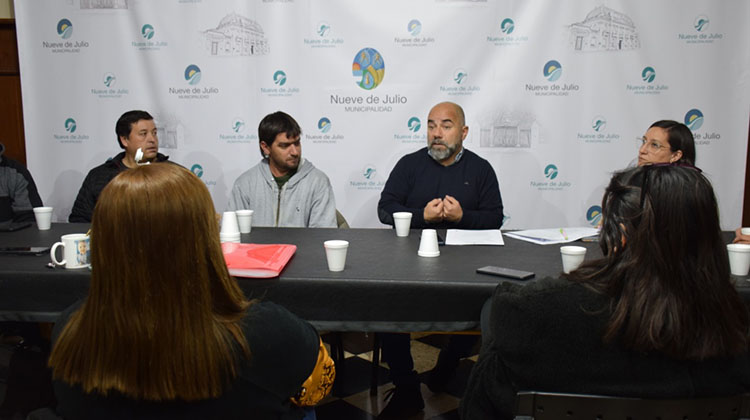 Reunión con delegados municipales