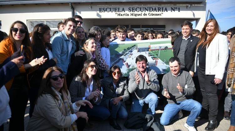 Kicillof hizo un nuevo paso por la Cuarta