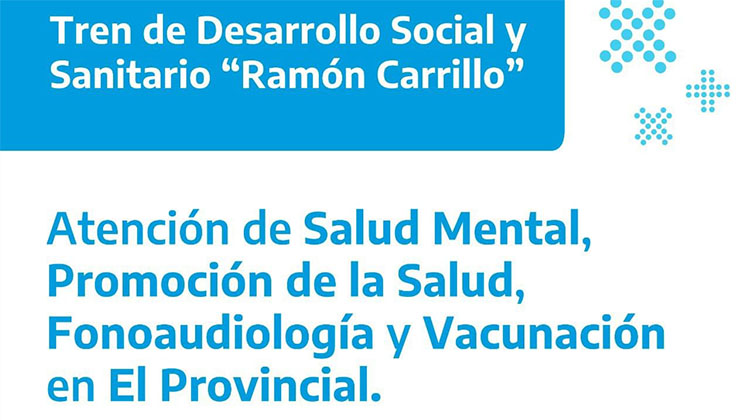 Tren sanitario en El Provincial