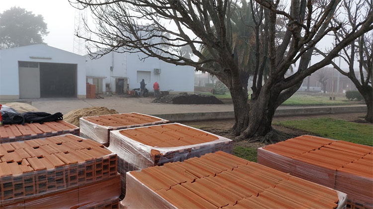 ​Comenzaron las refacciones edilicias en el hospital de Dudignac