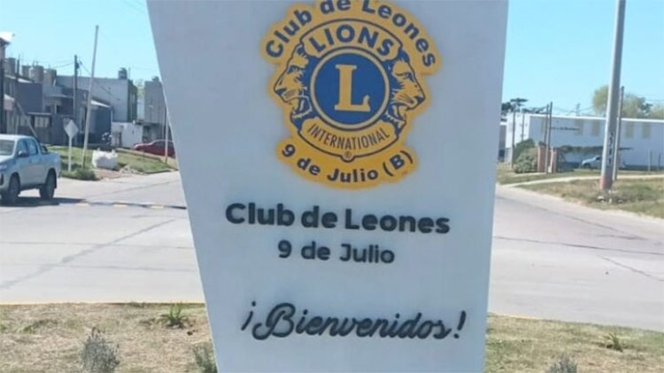 Club de Leones da la bienvenida 