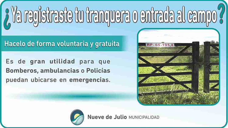 Se insta a productores a declarar sus tranqueras