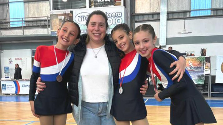 En patinaje art&iacute;stico se consagraron tres campeonas Provinciales del Club Atl&eacute;tico