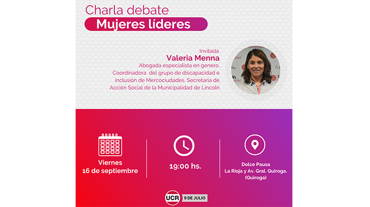 ​UCR: Charlas debate en Quiroga