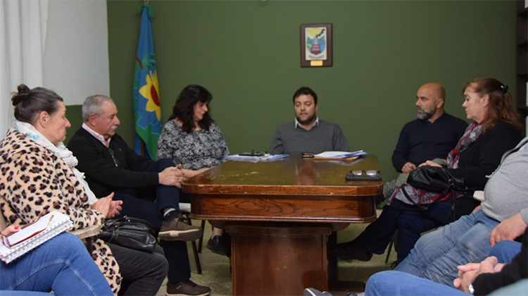 ​Importante reunión con autoridades de la Cooperativa Eléctrica de Dudignac