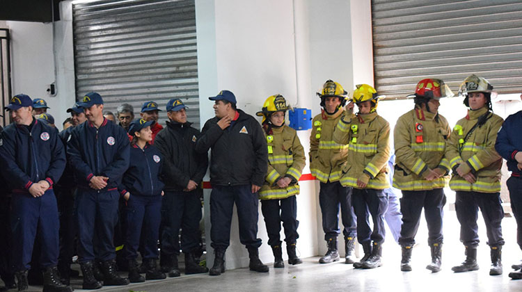 ​Quiroga: Capacitación para bomberos