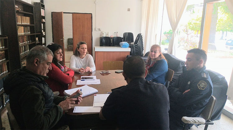 ​Reuni&oacute;n de seguridad en Dudignac