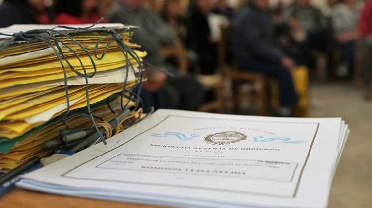 Convocatoria para la firma de escrituras