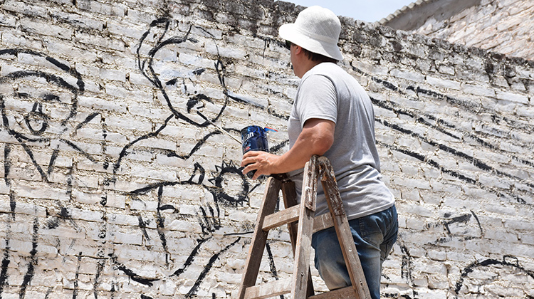 Se dict&oacute; un interesante Taller de Muralismo