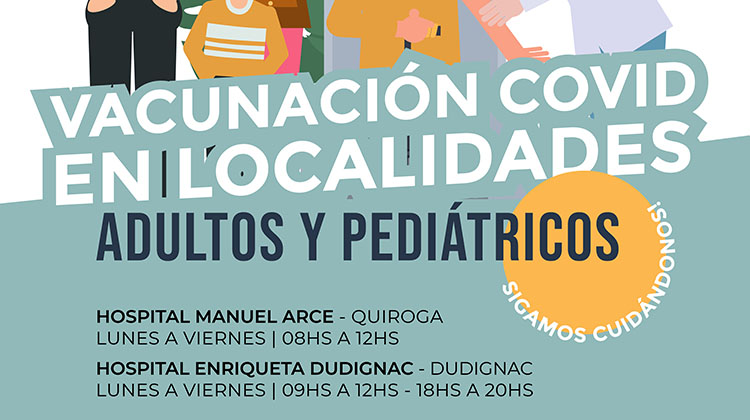 Vacunación contra el  Covid en las  localidades