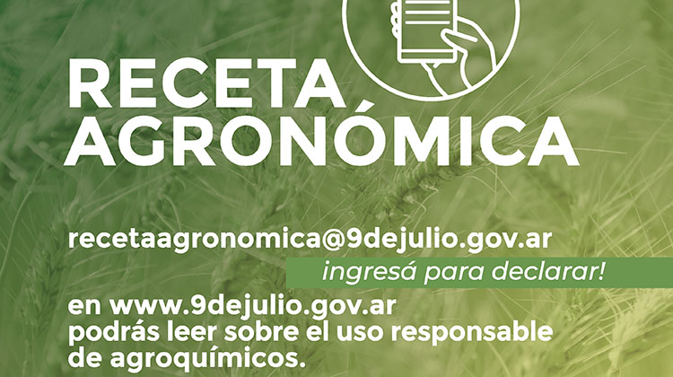 ​Declaración de recetas agroquímicas