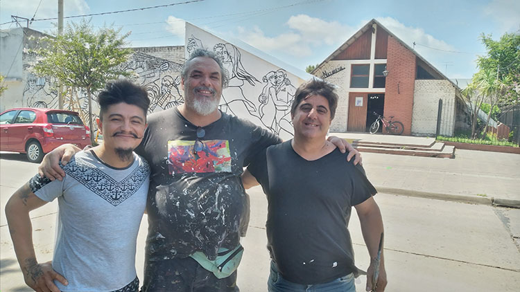 ​El muralismo pone su impronta en &ldquo;Las Nazarenas&rdquo;