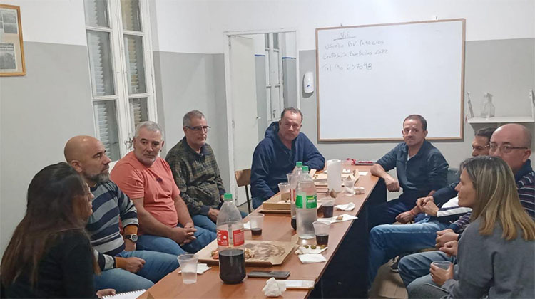 Autoridades municipales visitaron el Destacamento de Bomberos de Patricios