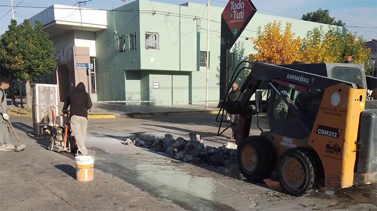 Trabajos de bacheo