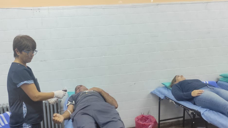 38 donantes se acercaron a la colecta de sangre
