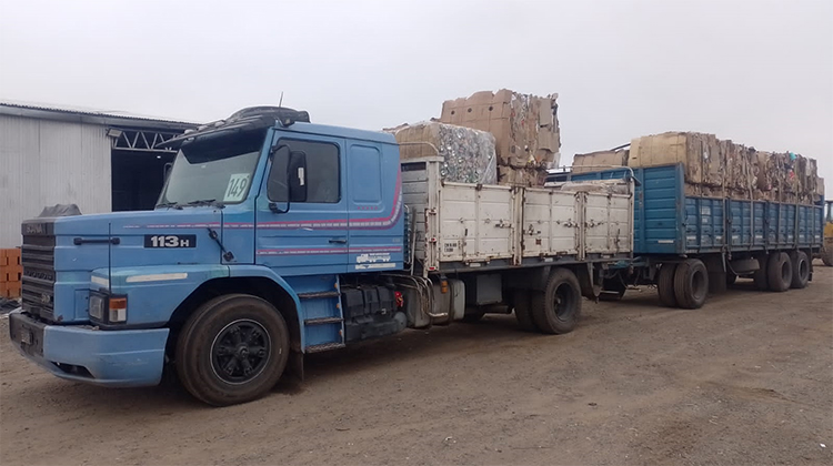 ​Nueva carga de reciclables