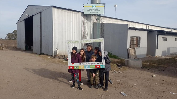 Visita a la planta de separaci&oacute;n de residuos
