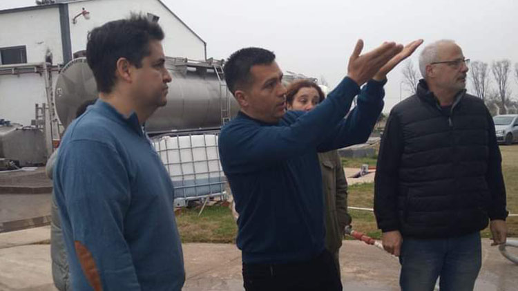 ​Nacho Palacios sigue recorriendo el distrito